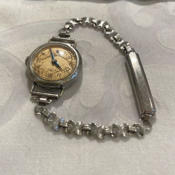 Vintage Antique 1930’s Art Deco Nisus Silver Winding Watch - Picture 10 of 10
